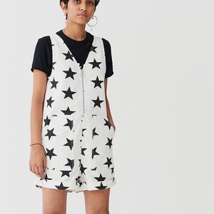 LAZY OAF | Stars in your Eyes AOP Romper Shirt Overalls | 6